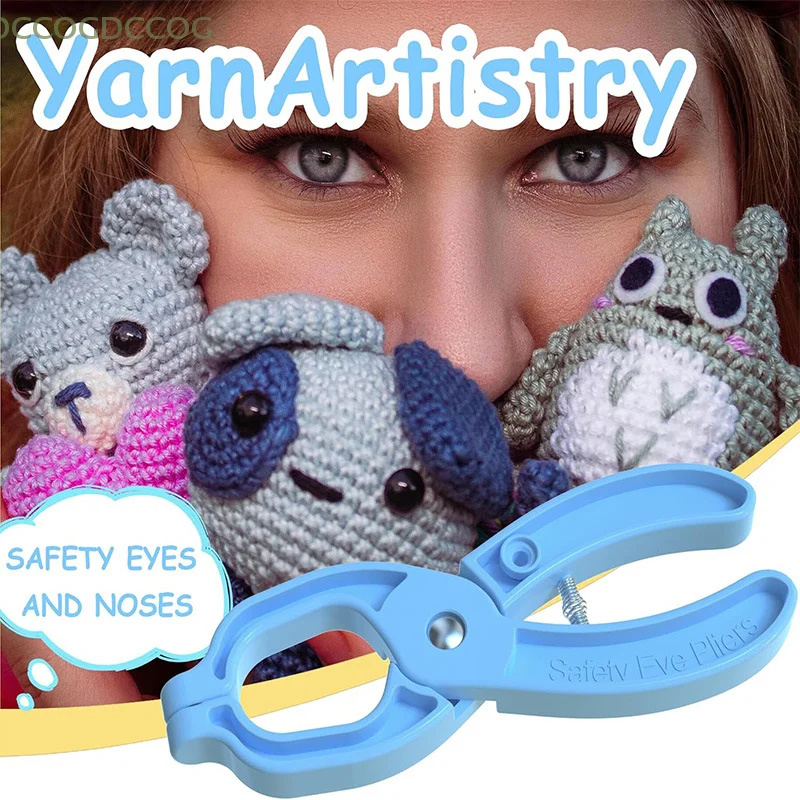 

Crocheting Safety Eyes Crochet Tools For Crochet Stuffed 5-30mm Animal Eyes Making Supplies Tool Safety Eye Tool Auxiliary Tool