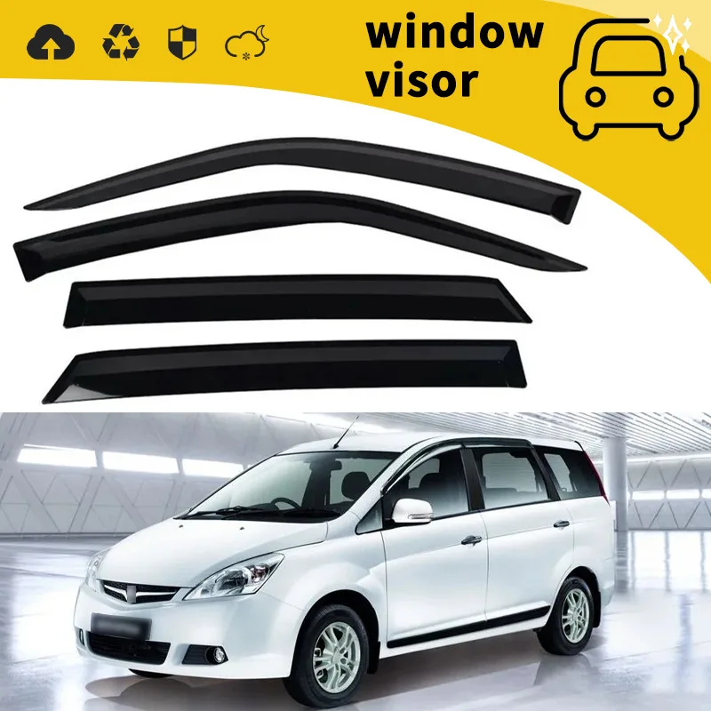 Suitable for 2009 PROTON EXORA MPV rain shield door sunny rain shield window rain eyebrow rain shield modified decoration