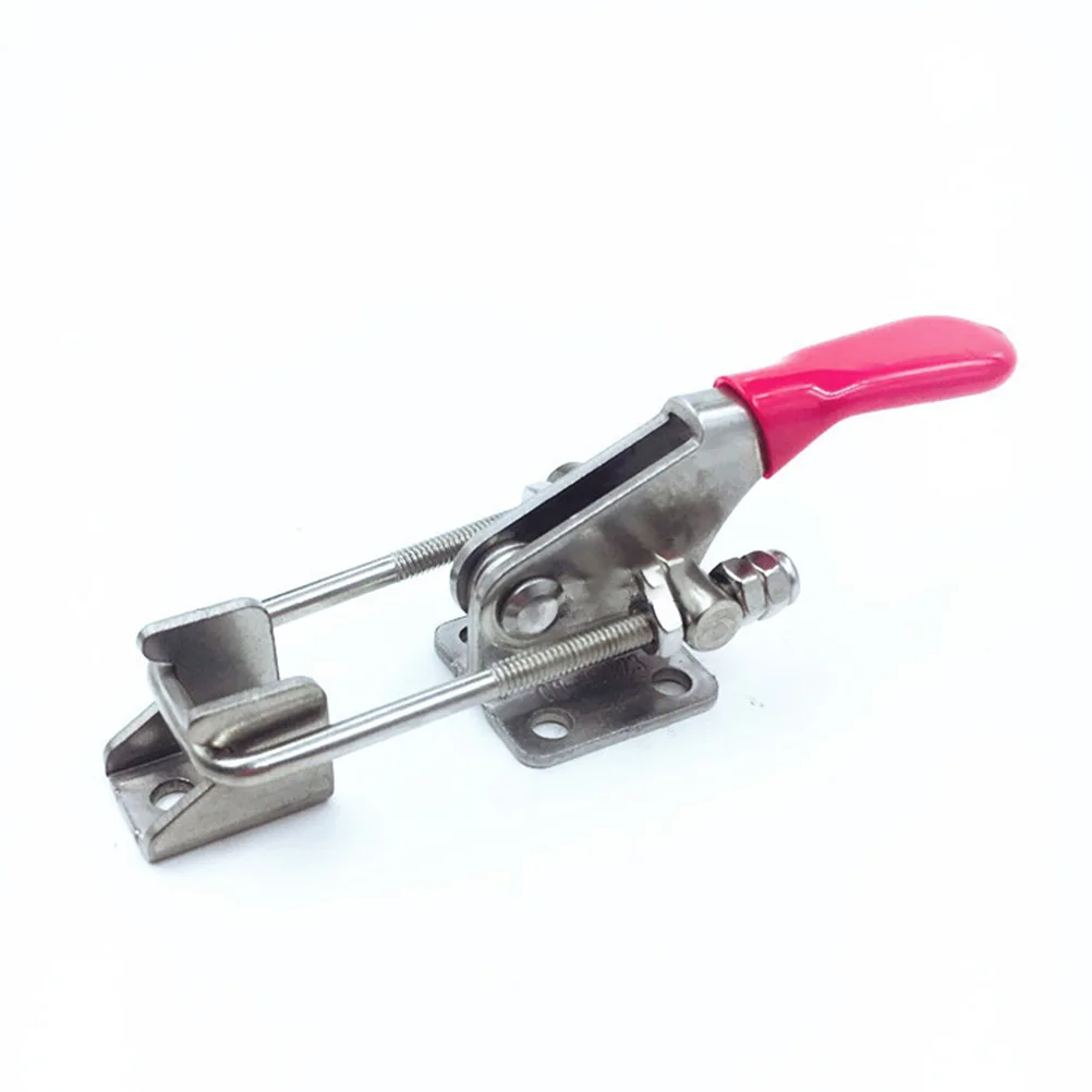 

4Pcs Stainless Steel Toggle Latch Clamp Side Mount Hold Down Small Heavy Duty Door Cabinet Box Repair Welding Tool