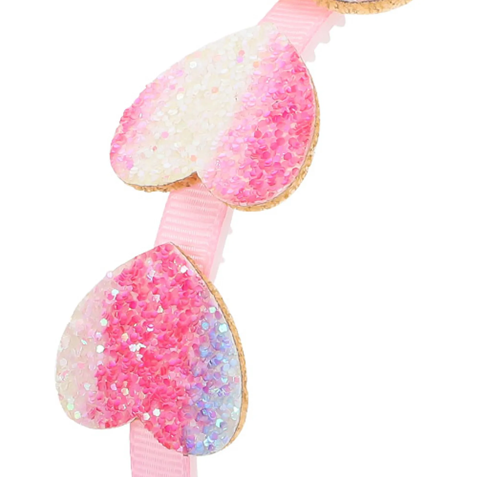 

10Pcs Children Heart Hairband Delicate Shiny Design Comfort Fit Perfect for Party Prom Carnival Cosplay Photography Kids Fashion