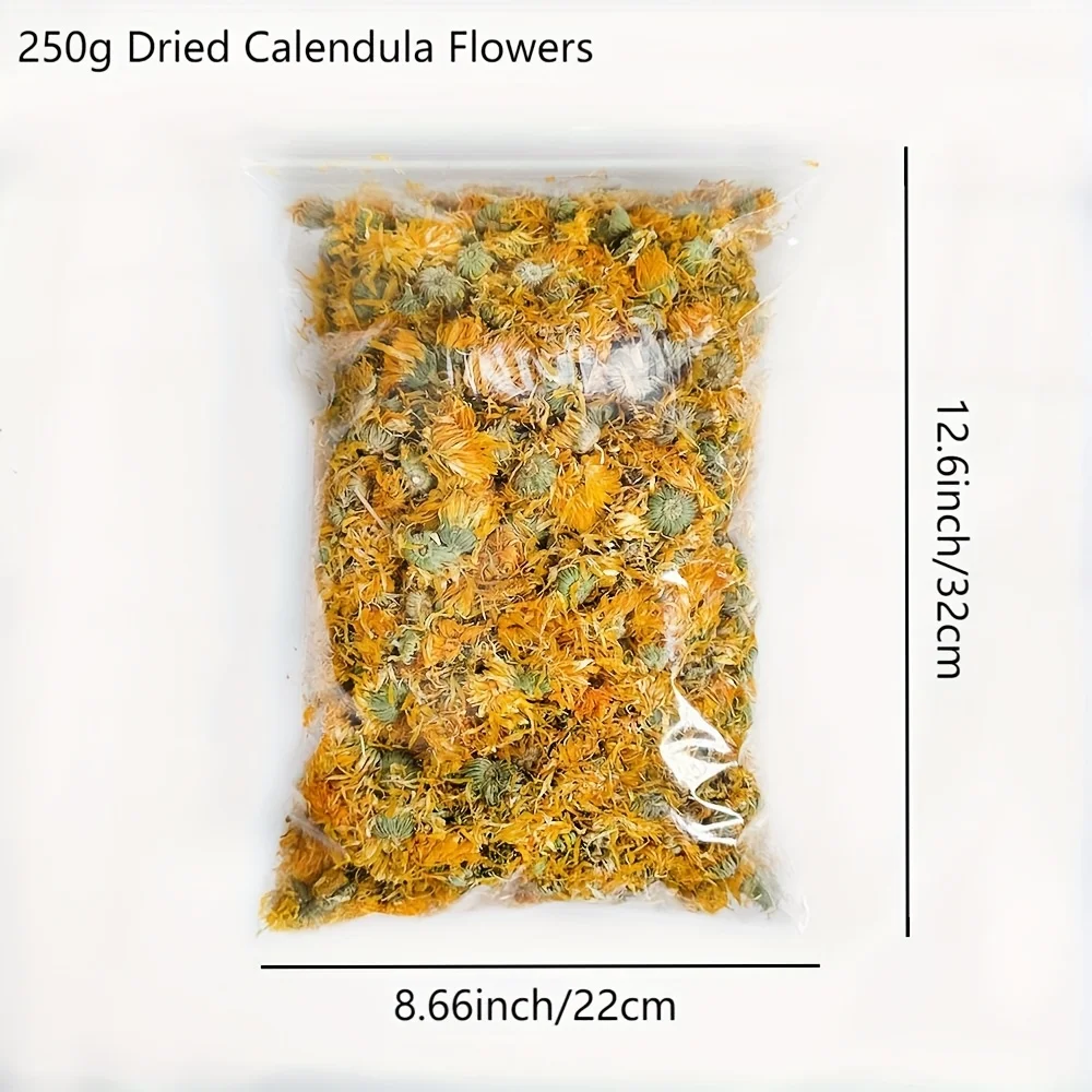 

[Dried Calendula Flowers] Dried Calendula Flowers Whole Flowers for DIY Resin Crafts, Soap Making, Candle Making, Home and Decor