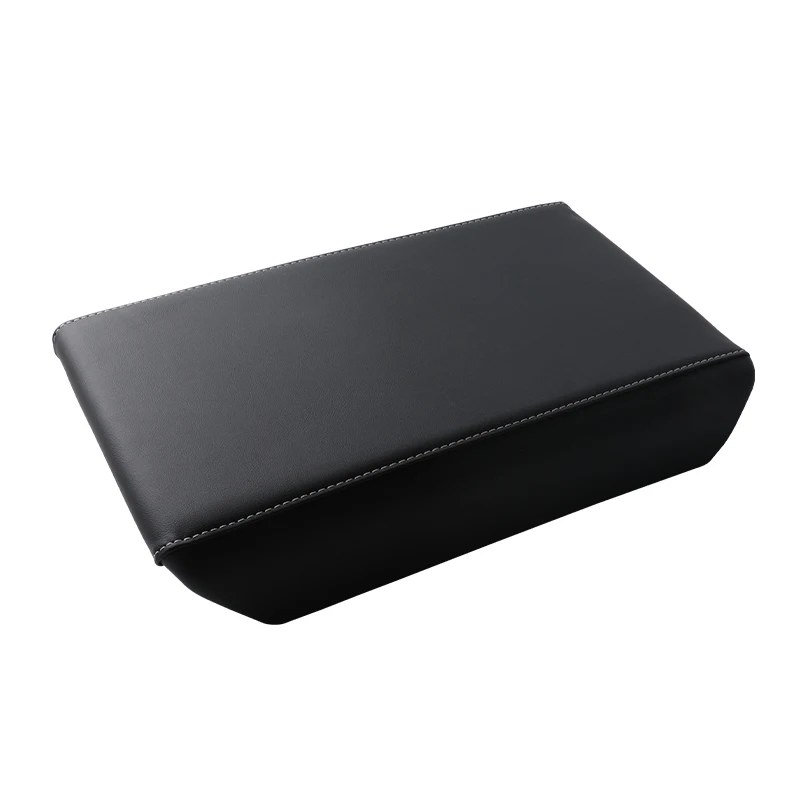 For Tesla Model Y 3 Model Y Center Console Leather Armrest Box Protection ABS Cover Decorative Interior Accessories