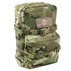 Tactical Mini Hydration Bag Molle Backpack Plate Hydration Carrier 500D Nylon Outdoor Sports Tactical Vest Hunting Bag