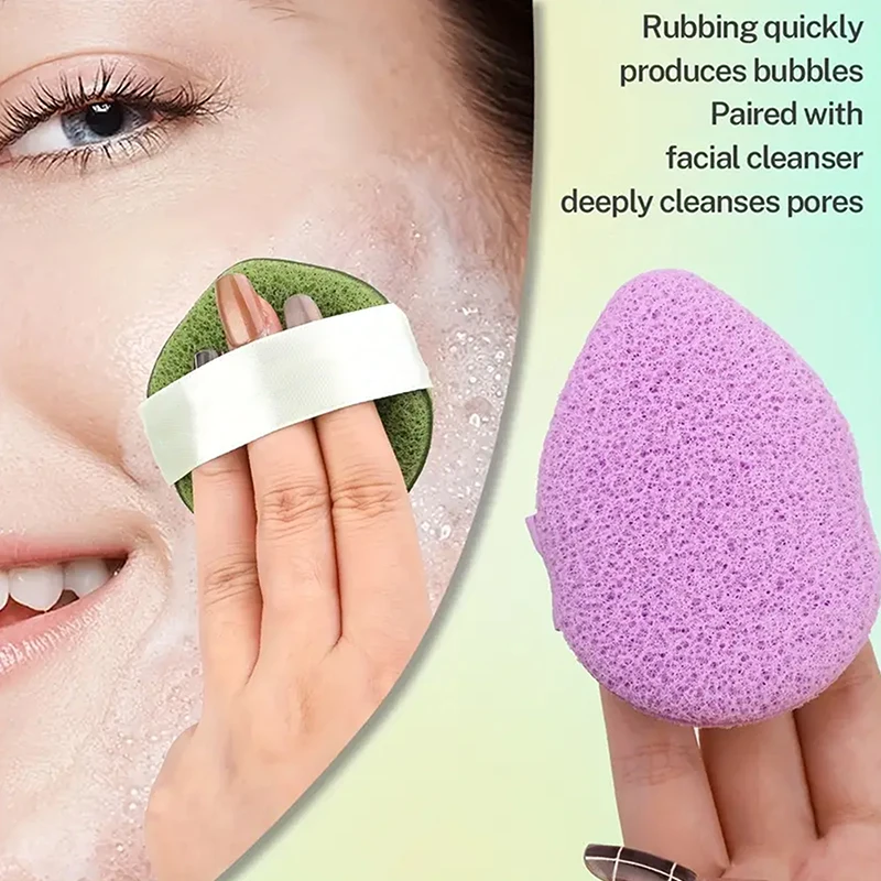 3 ชิ้นทําความสะอาดใบหน้าพัฟนุ่มผิว Fast Foaming Deep Clean Hygienic Facial Face ซักผ้าฟองน้ํา Facial Skin Care เครื่องมือ