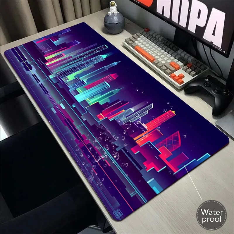 

Oversize Extended Mouse Pad Waterproof Pixel Anti-slip Desk Mat Computer Deskmat Mousepad Gaming Accessories Gamer Mouse Mat XXL