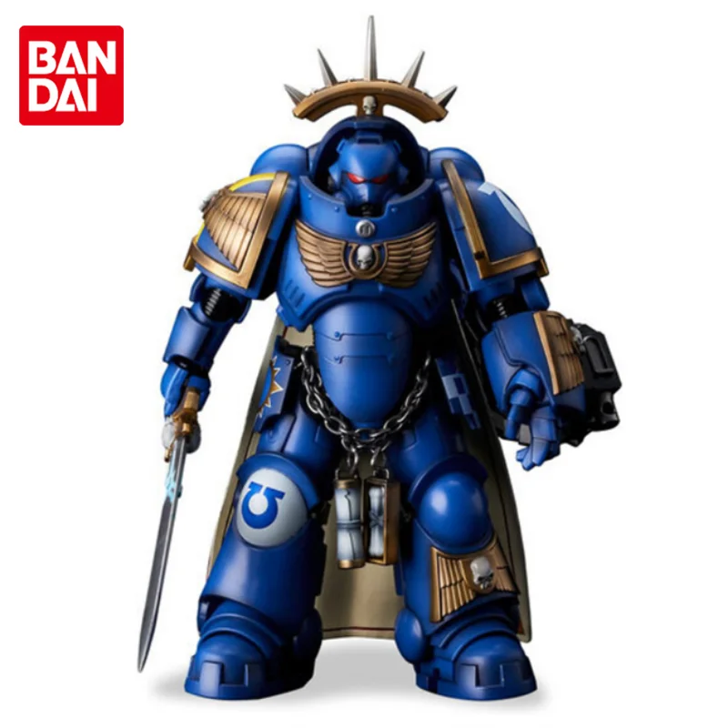 Bandai Original PB Warhammer 40,000 40K ULTRAMARINES PRIMARIS CAPTAIN IN GRAVIS ARMOUR Joints Movable Anime Action Figures Toys