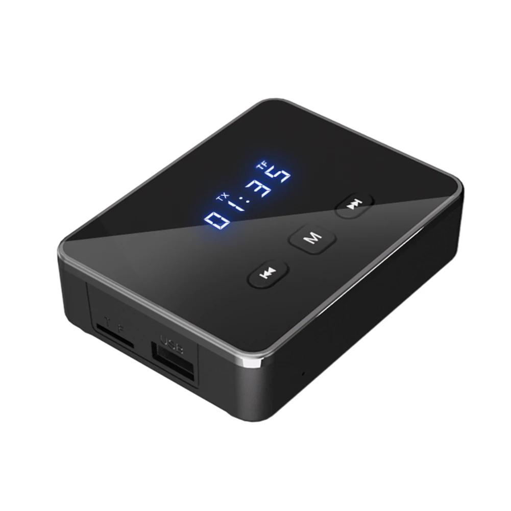 BT 5.4 Audio Receiver Transmitter AUX 3.5mm Jack RCA Optical Wireless Audio Adapter for TV/Car/PC/Home Stereo/Speakers