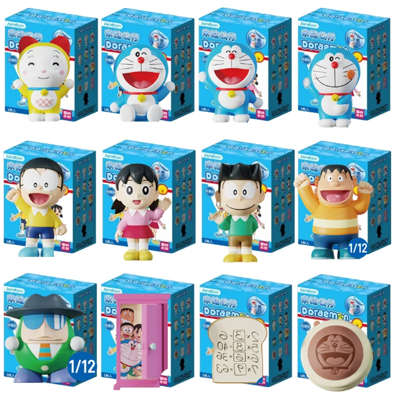 

Оригинальная кукла JANDOOM Doraemon с глухой коробкой, рисовое зерно Noby ‌ Мини-Дорми Шизука, экшн-фигурка, модель игрушки, коллекция украшений, подарки