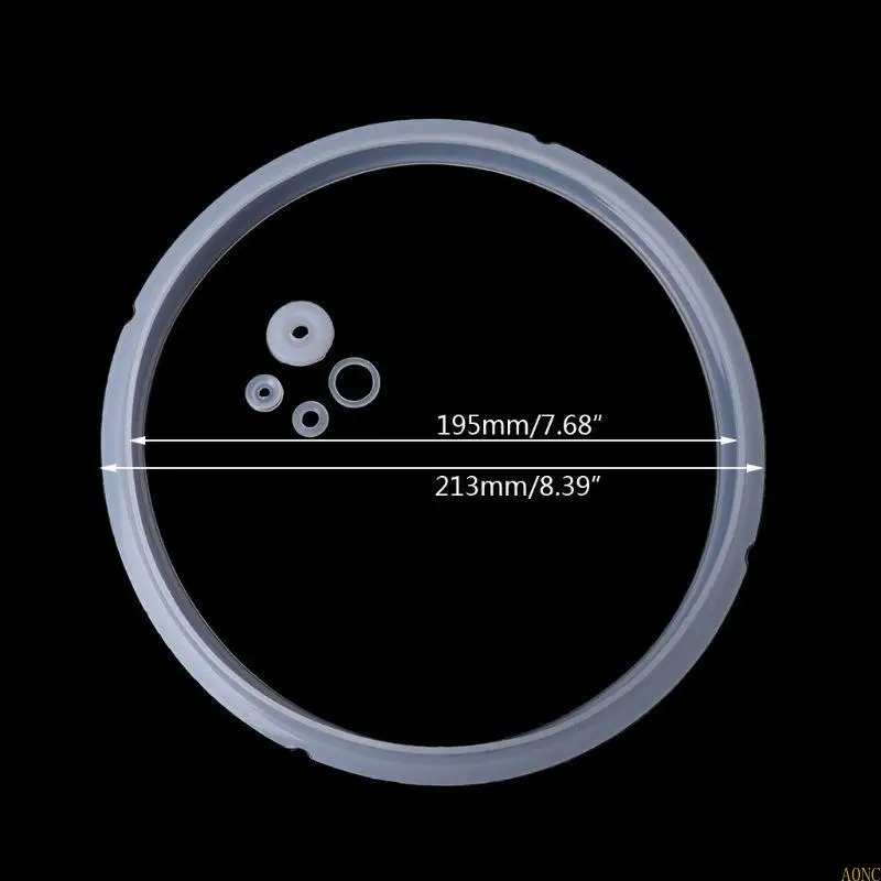 A0NC 20cm joint en caoutchouc en silicone anneau d'étanché