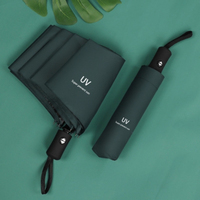 8 Ribs Travel Rain Sun Umbrellas Windproof Multi-color Travel Umbrella Automatic Open and Close Rain Gear Household Merchandises