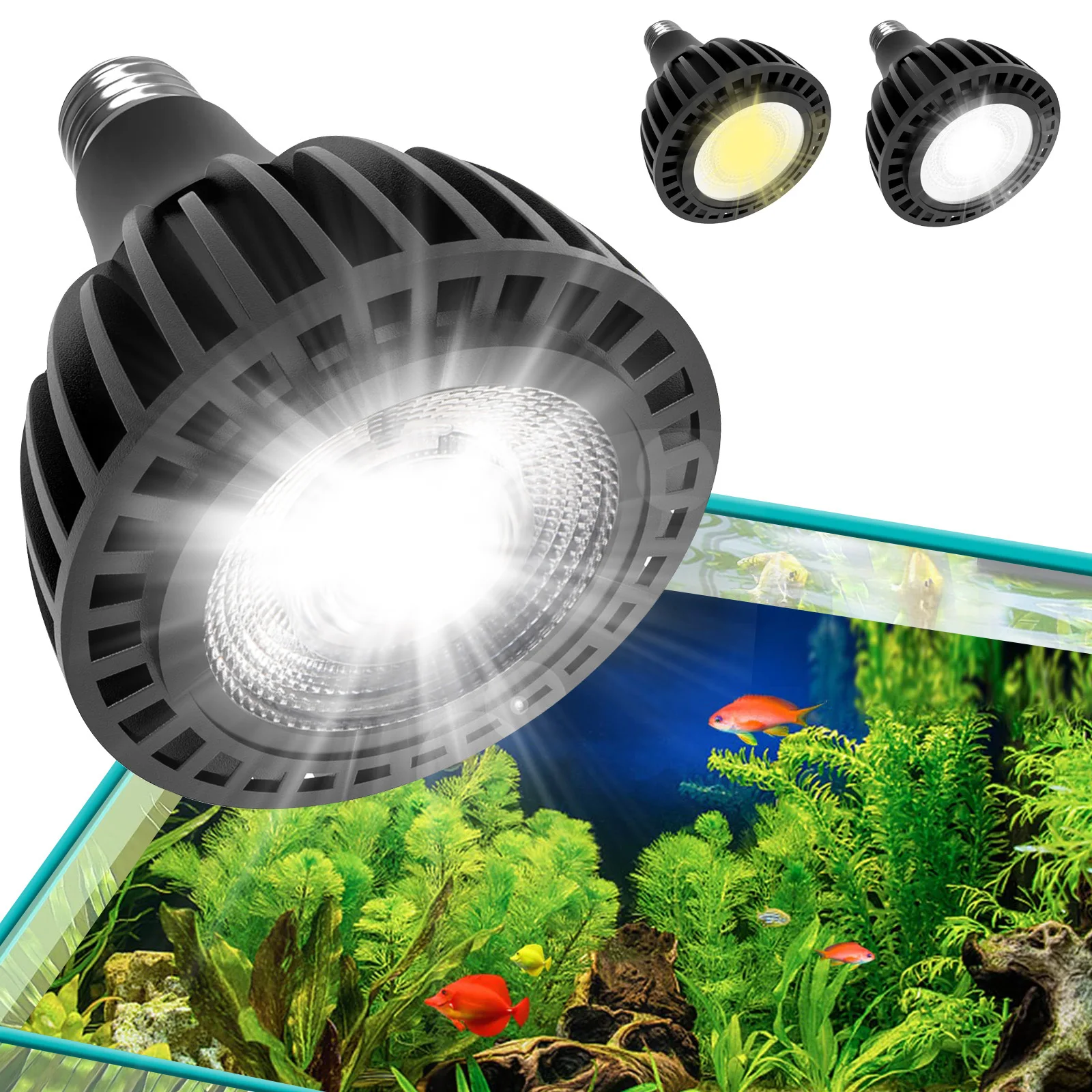 LED lumière d'aquarium pour plantes d'aquarium grandir lumière 10W/20W/30W plante aquatique d'eau douce éclairage plante lampe de croissance 3000K/6000K