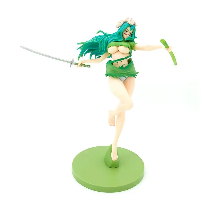 24cm BLEACH Nelliel Sexy Anime Figure Neliel Tu Oderschvank changeable face Action Figure Figurine Collection model Holiday gift