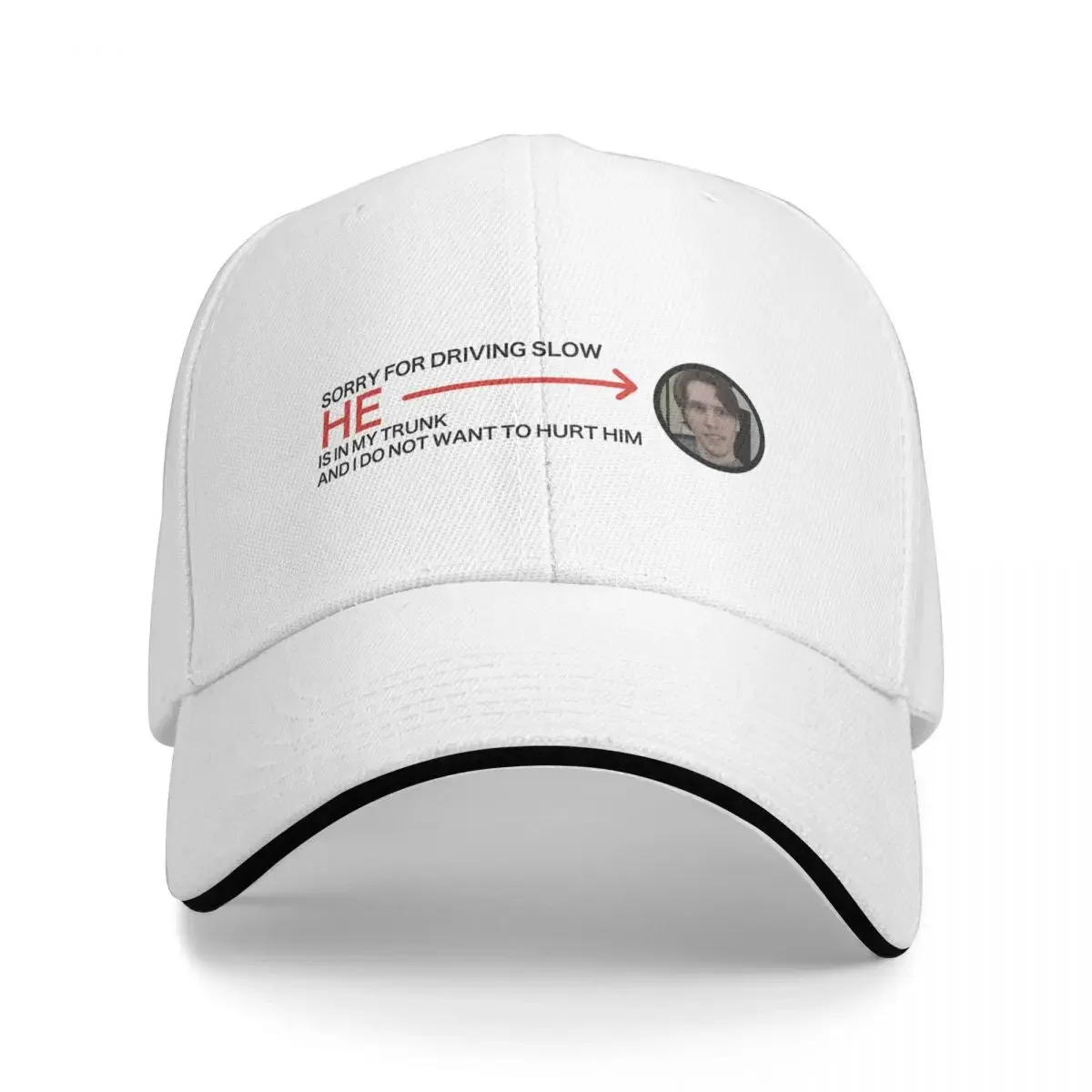 jerma is in my trunk bumper sticker Baseball Cap Ball Cap foam party Hat Rave Baseball For Men Women's