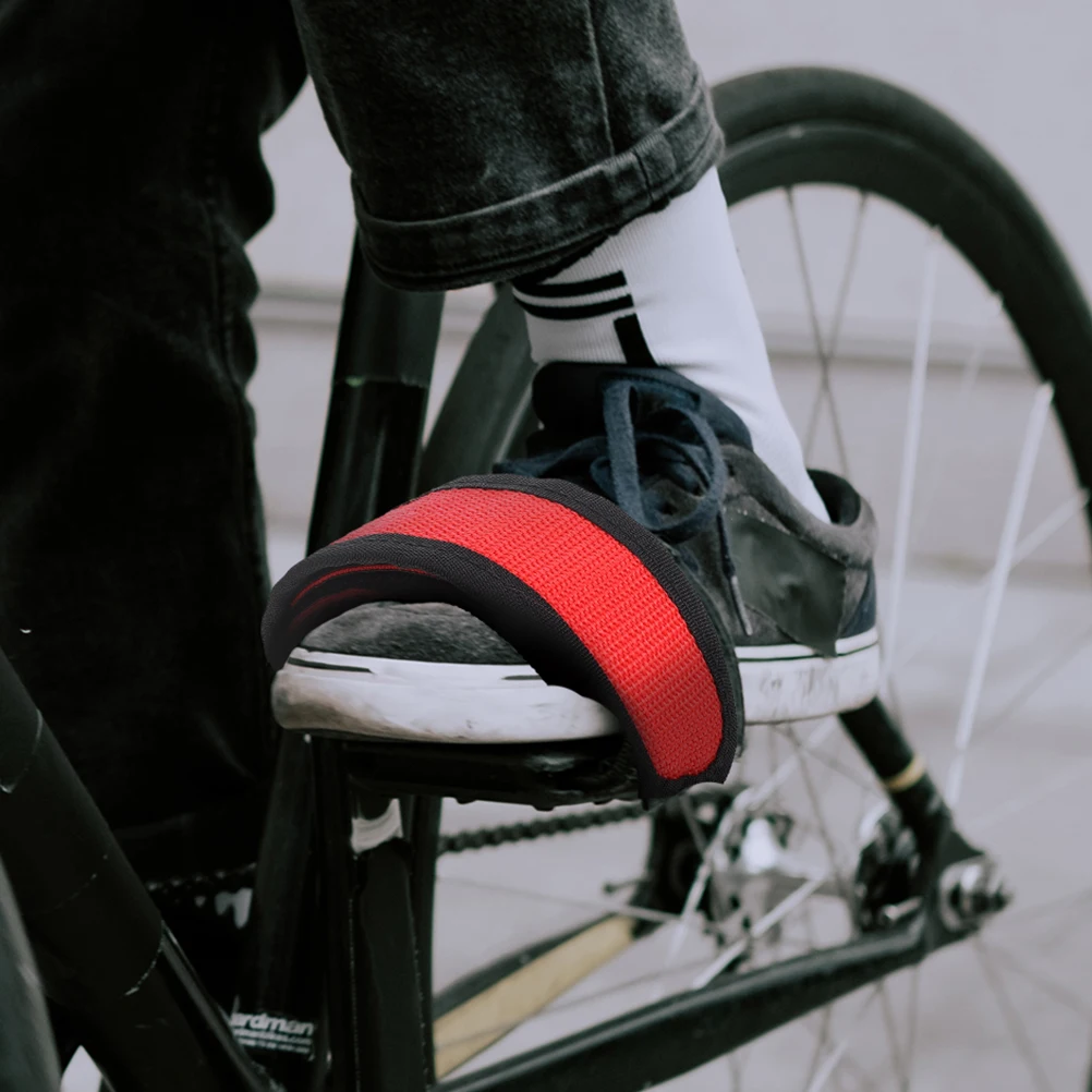 

4Pcs Adjustable Bike Pedal Straps Anti-Slipping Nylon Exercise Bike Fixing Straps Replacement Portable Cycling Footrest Bands