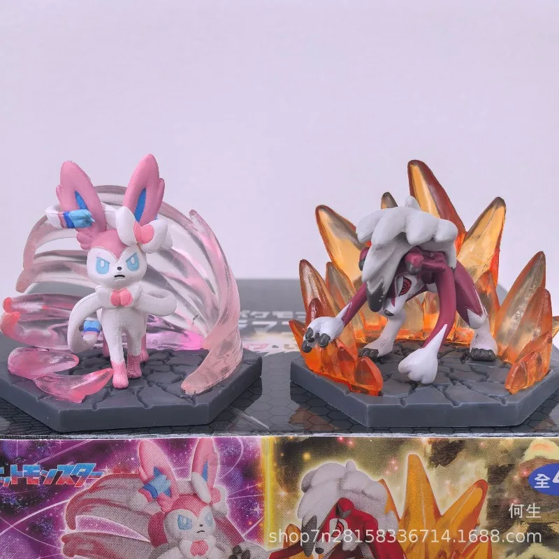 ของเล่นโปเกมอนแบบกล่องสุ่ม รุ่นฉากไฟ ฟิกเกอร์อนิเมะ บรอนซอร์ วารูม เมลทัน ราลท์ ตุ๊กตาฝึกทักษะ ของเล่นเด็ก ของขวัญ