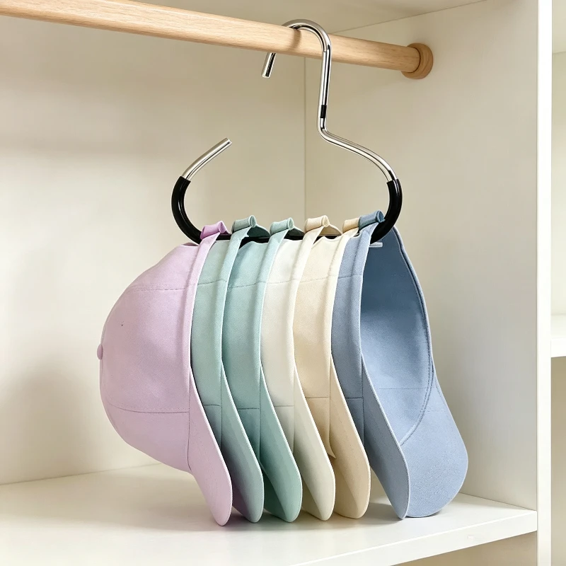 1PC Creative Round Ring Hat Hanger Multi-Purpose Clothes Rack Home Clothing Store Scarf Cap Storage Organizer Holder