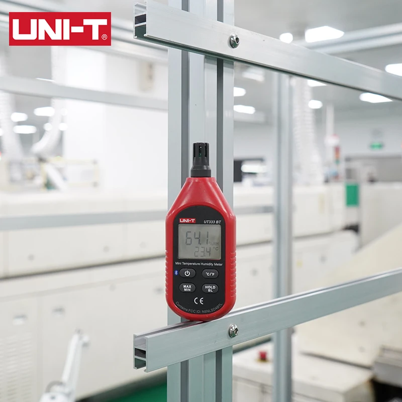 UNI-T UT333BT Bluetooth Mini LCD cyfrowy termometr miernika wilgotności powietrza miernik higrometrowy Tester UT333 Upgrade — zdjęcie 6