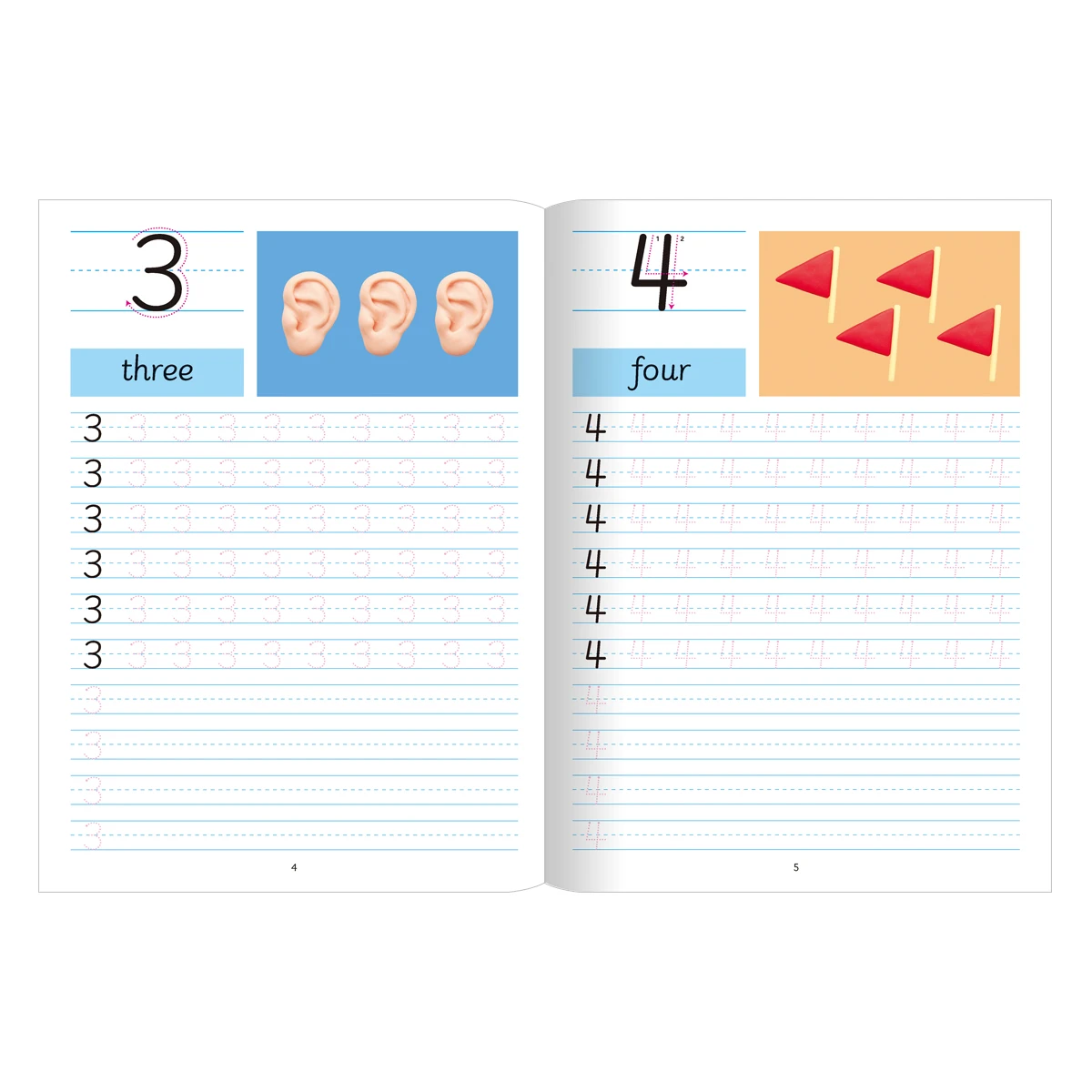 تمارين عملية الرياضيات للأطفال ، إضافة الرياضيات والطرح ، كتب اختبار الوقت ، تعلم مساعد جيد #4