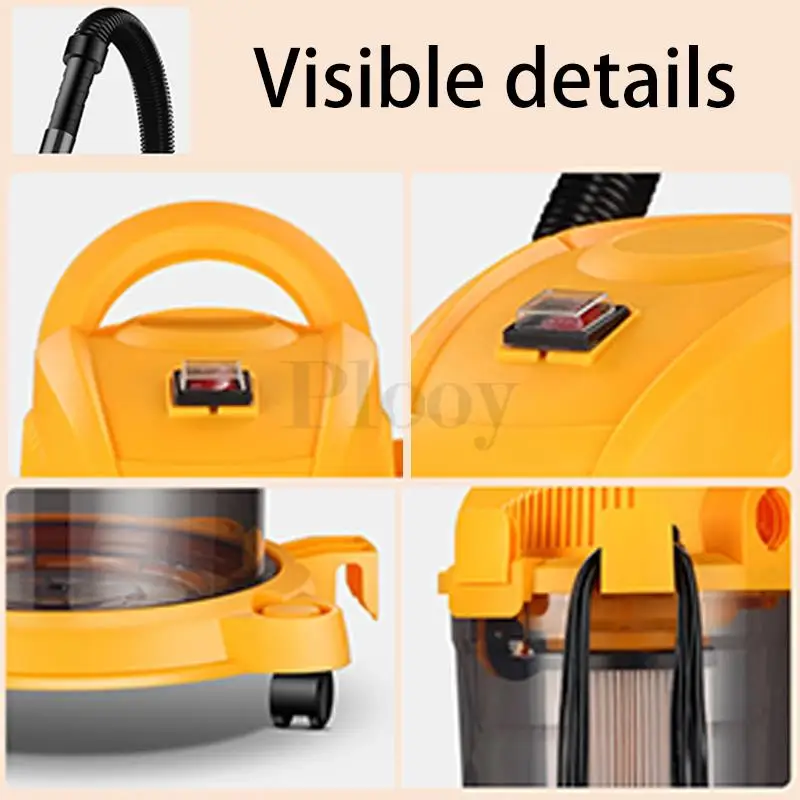 Multifunctional 1000W High-power 10.5L Vacuum Cleaner Blow Wet and Dry  Use Cleaner for Home Car Commercial Industry Machine