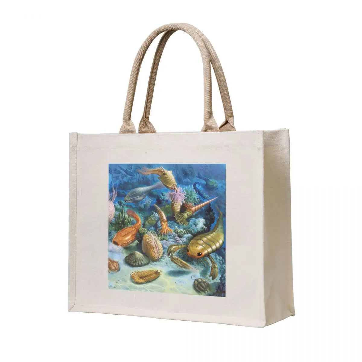 

Life of the Paleozoic Period Tote Bag shopper bags large size bags Cloth bag