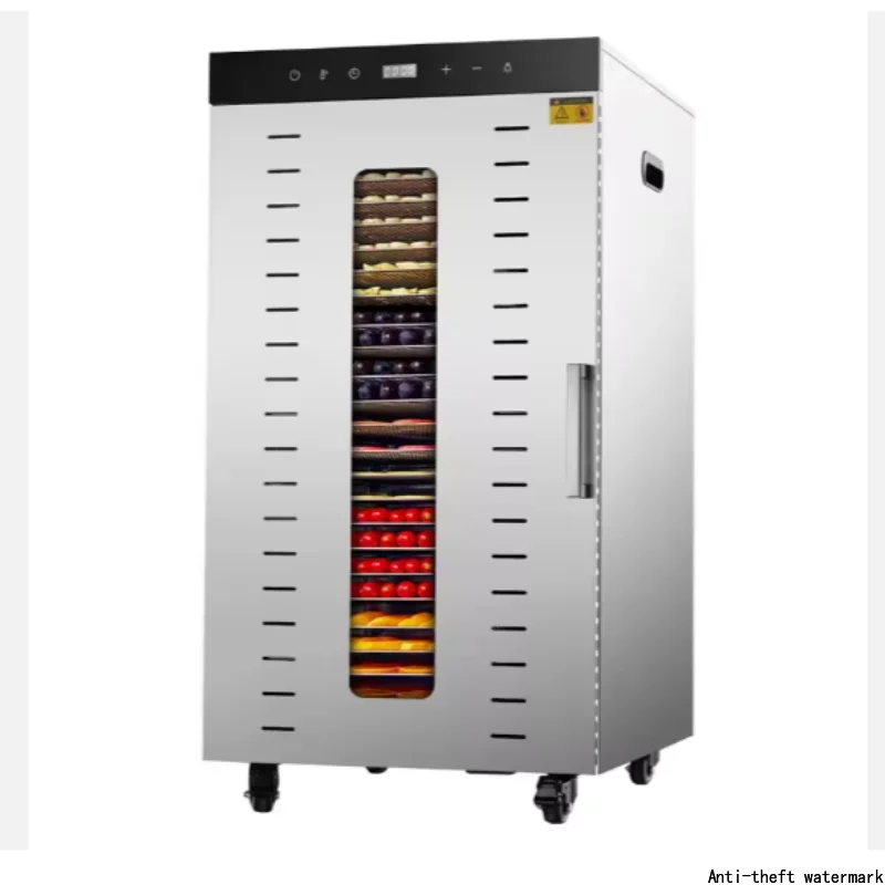 

2026 — 24-слойная электрическая цифровая сушилка для пищевых продуктов большой емкости, сушилка для фруктов, дегидратор, коммерческое использование.