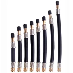 Car Wheels Tyre Valve Stems Extensions Tube Adapter Braided Flexible Hose Tire Valve Inflatable Rubber Hose