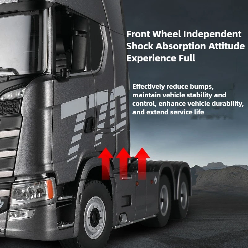 Huina 1501 770S RC Traktor 1/18 Symulacja Światło Dźwięk Stop RC Ciężarówka 19CH 2.4 Bezprzewodowy Pilot Zdalnego Sterowania Ciężarówka Inżynieryjna Zabawka