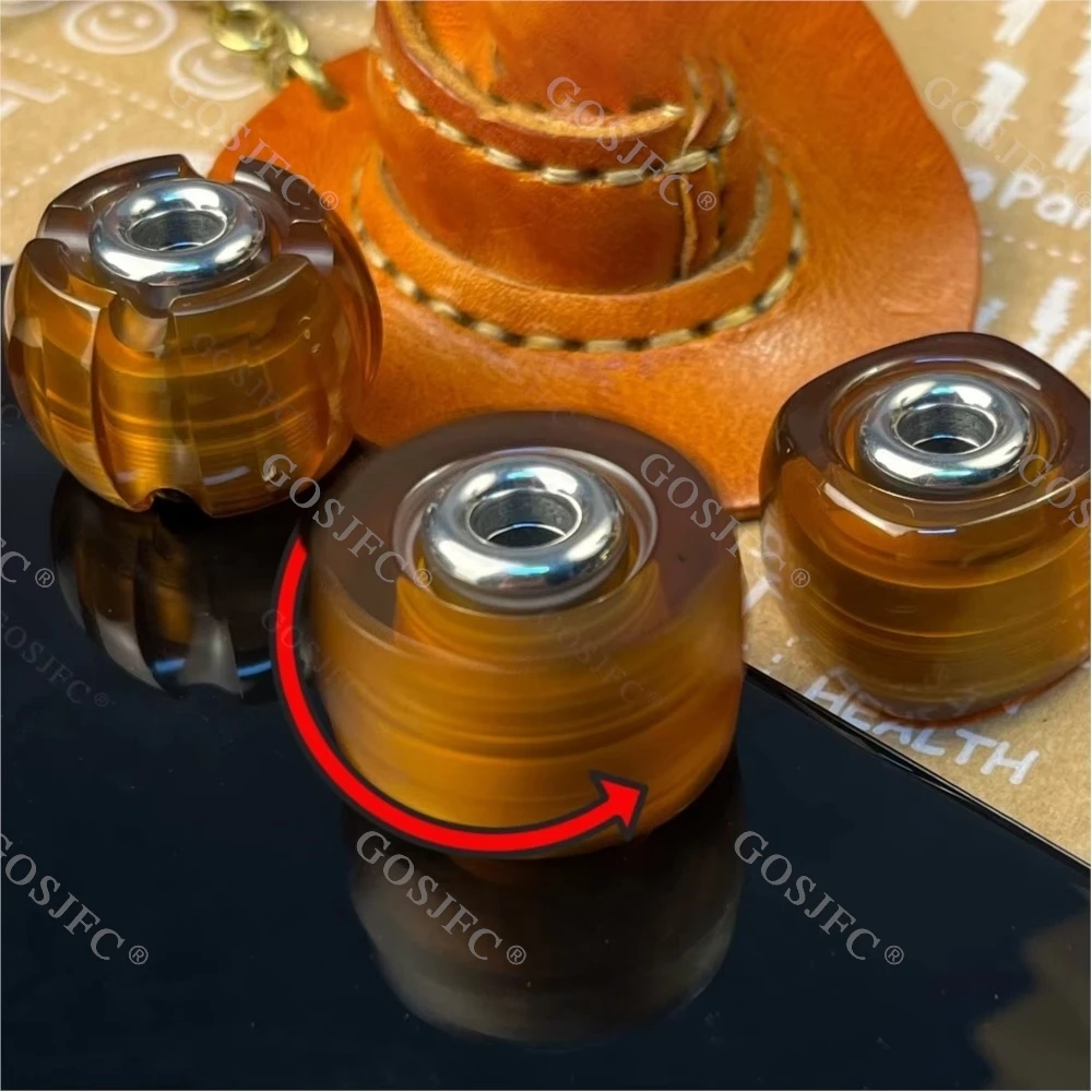 Mini Gyro Pendant PEI Stress Relief Toy Paracord Multifunctional EDC Fidget Spinner Fidget Toys For Adults