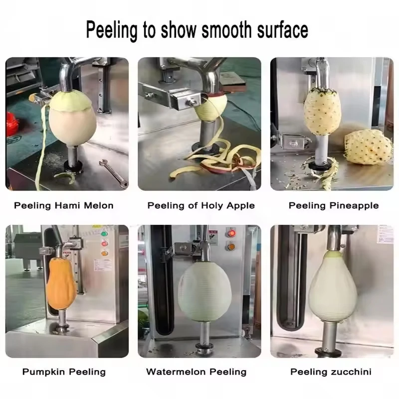 BABEJING مقشرة الفاكهة الأوتوماتيكية بالكامل مقشرة الأناناس التجارية متعددة الوظائف مقشرة الجزر
