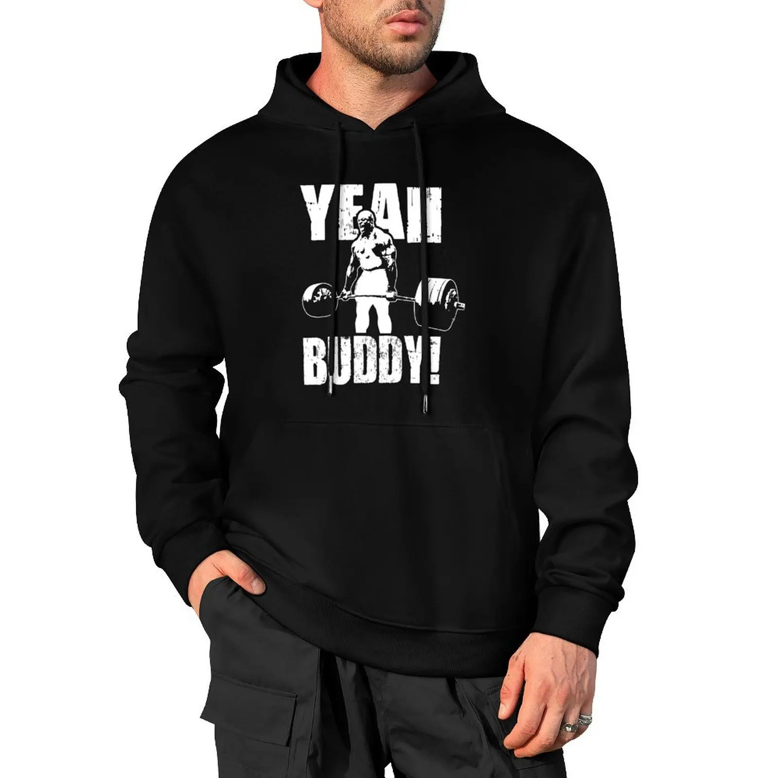 

YEAH BUDDY (Ronnie Coleman) Pullover Hoodie blouse mens clothes autumn men's sweat-shirt set hoodie oversize