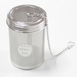 304 Stainless Steel Tea Strainer Leaf Spice Herbal Teapot Reusable Mesh Filter Home Kitchen Tool