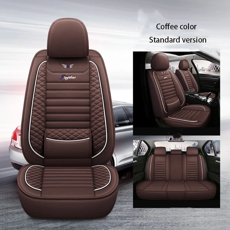 

Universal Leather Car Seat Cover For Dodge All Medels Caliber Journey Caravan Aittitude Car Accessories Wear-resisting Protector