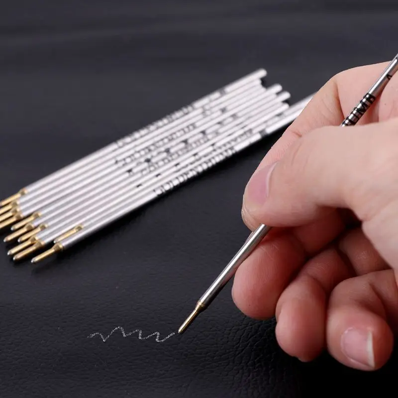 Pluma Táctica Recarga Plata – Marcador Cuero y Ropa - imagen 5