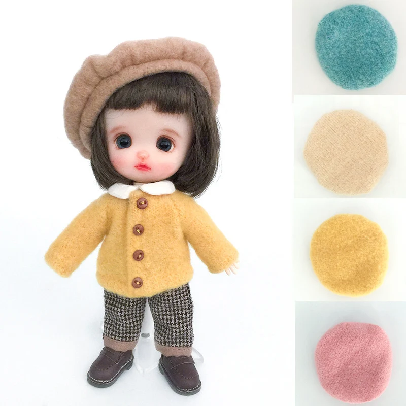 HOUZIWA GSC BJD Doll Accessories Berets OB11 Doll Hats