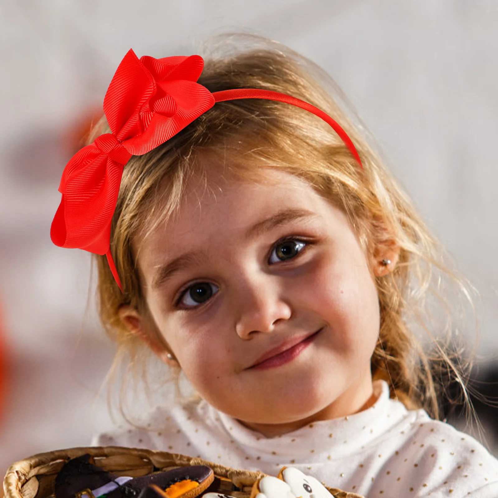 

2Pcs Girls Bow Headband Hair Bows Lightweight Cloth Headbands for Girls Party Birthday Daily Wear Fashion Hair Accessories