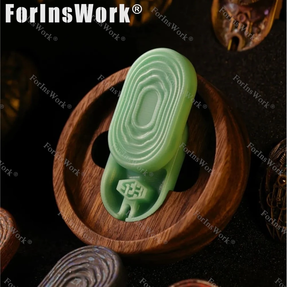SEKI G10 Rain Intensive Mechanical Rotary Push Slider Stainless Steel Fidget Sliders Desk Toy SHANGHAI EDC SHOW Limited