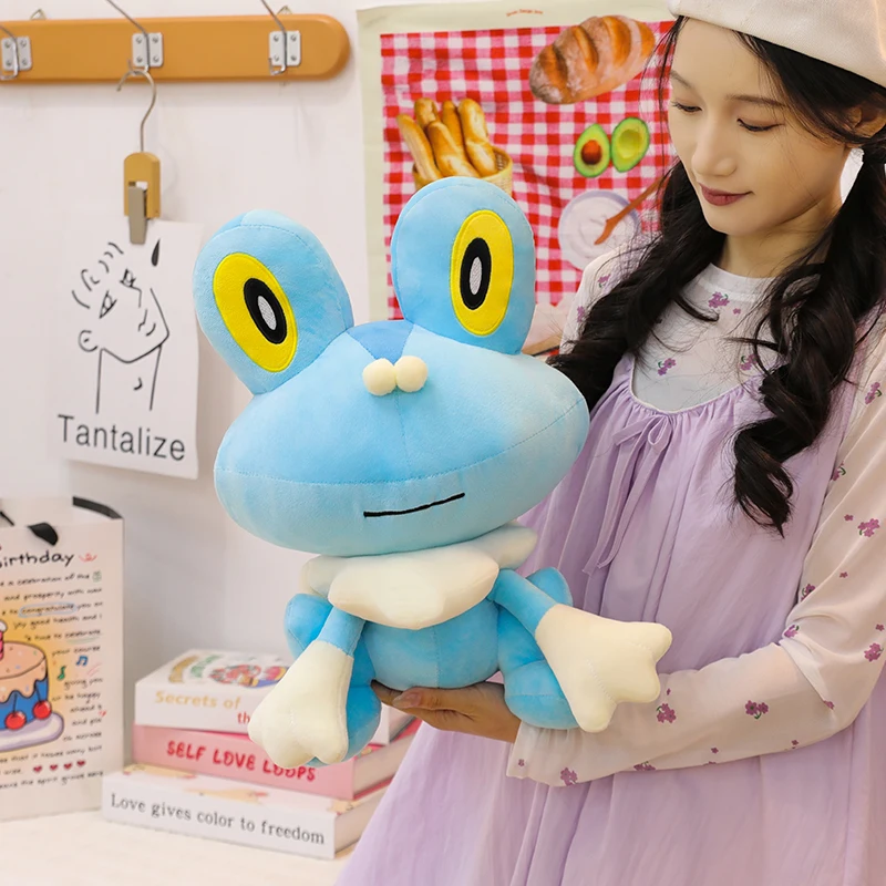 

Pokemon 30/60cm Large size Cute Guagua Paowa Plush Toy Cartoons Anime Figure Frog Collection Dolls Child Birthday Best Gift