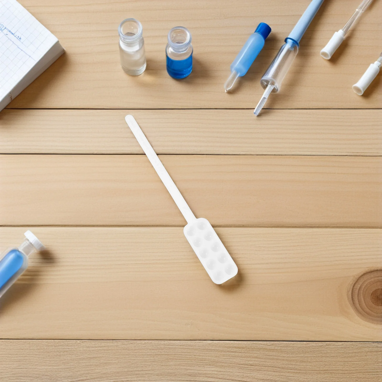 

4pcs Pill Counting Spoon: Abs Plastic Tablet Counter 10 Slots For Accurate Medication Dosage Portable Beads Measuring Tool