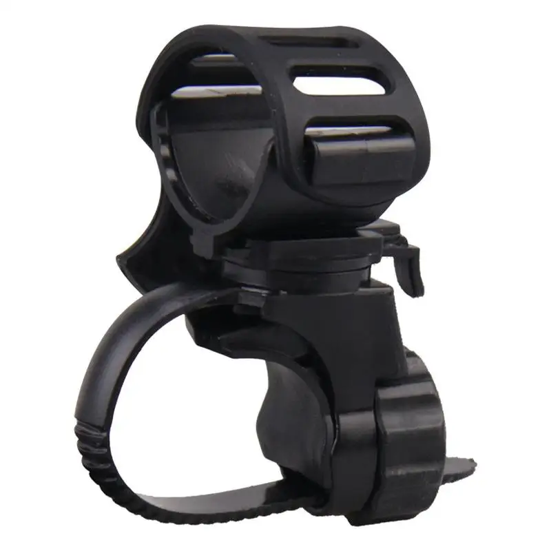 Bicycle Handlebar Torch Holder Bike Mount Bracket Clamp For LED Flashlight 360 Durable Quick Release Bike Accessories Parts