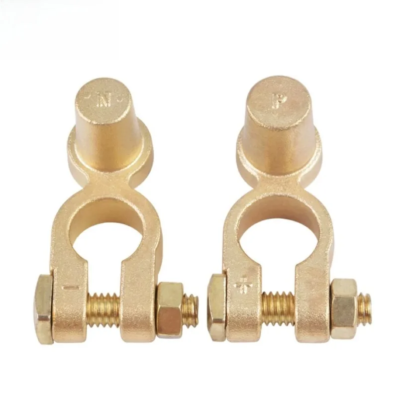 Brass Battery Terminal Adapter Large To Small Reducer Connector Car Storage Battery Switch Auto Replacement Spare Part
