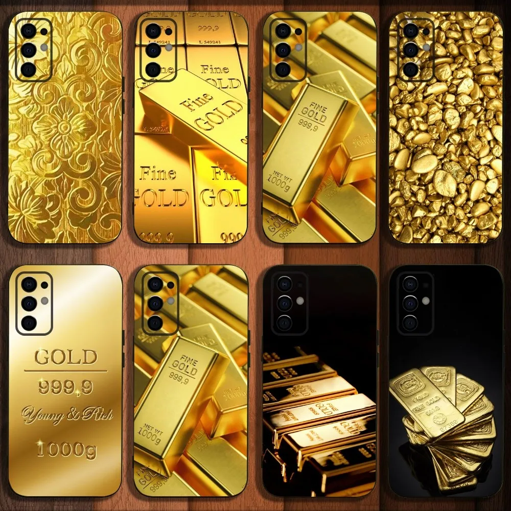 

Switzerland Fine Gold Phone Case For Samsung S24,S21,S22,S23,S30,Ultra,S20,Plus,Fe,Lite,Note,10,9,5G Black Soft Cover