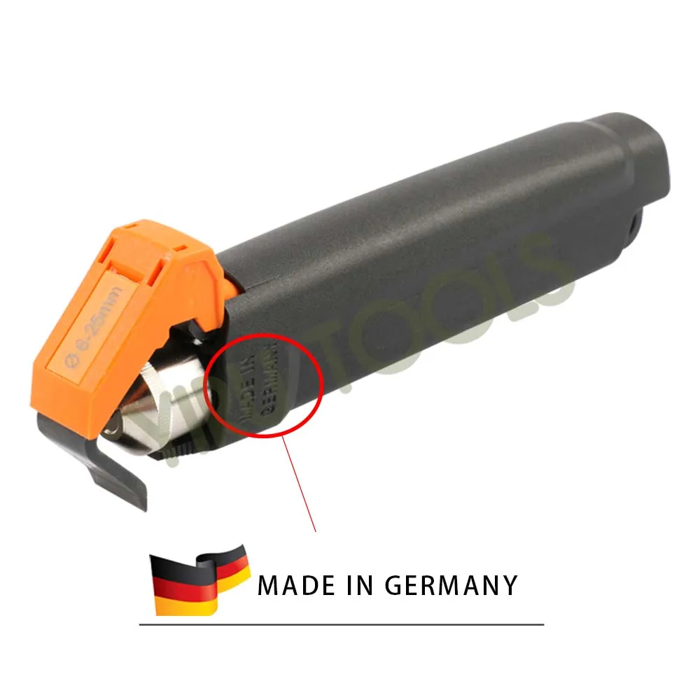 WEIDMULLER 9001540000 AM25 / 9001080000 AM 35 Wire Cable Stripper for Dia. 6-25mm / 25-35mm Cable with Depth Adjustment Knob