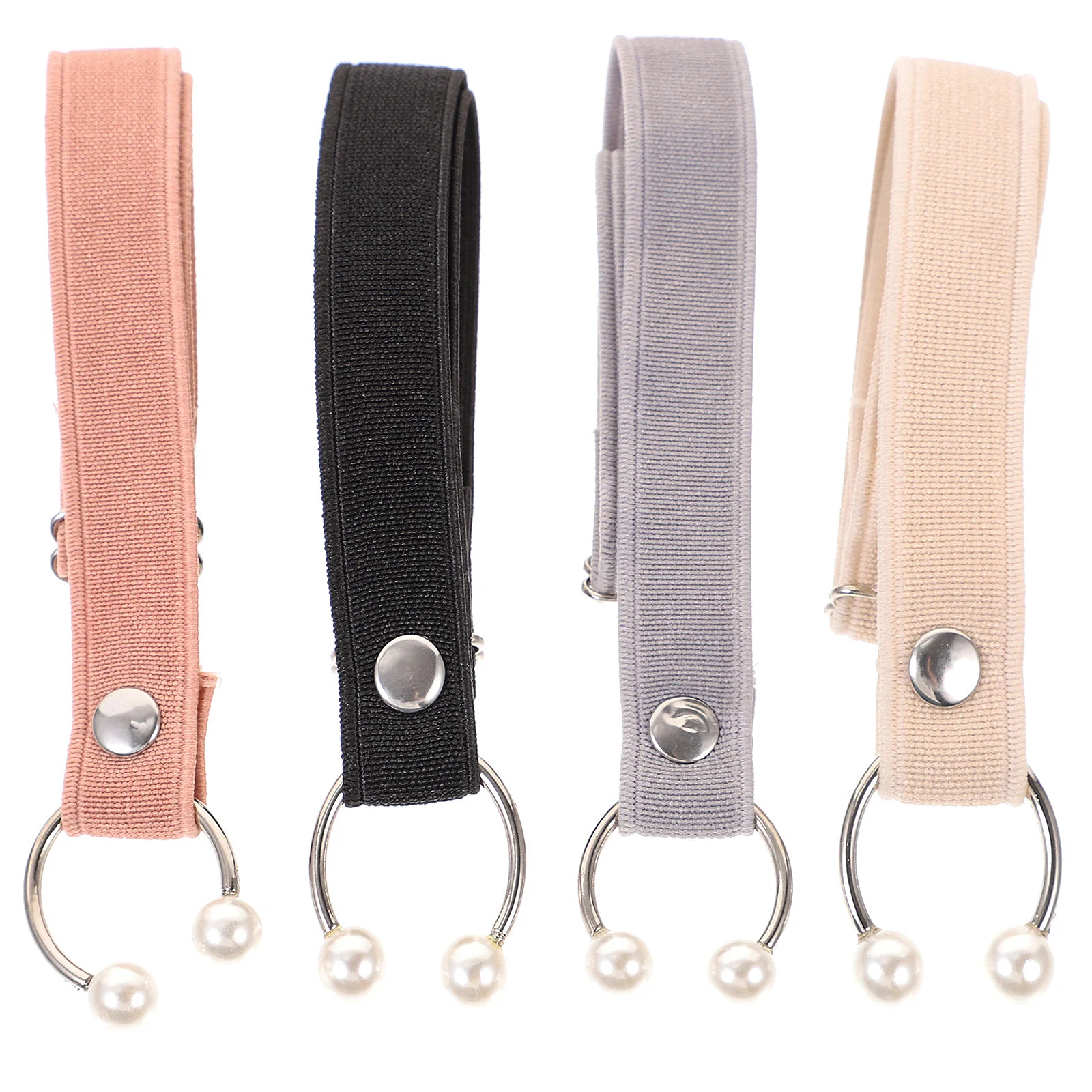 

8pcs High Heel Straps Anti-Slide Shoe Straps For Women Elastic Detachable Accessories Adjustable Anti-Loose Belts For Heels