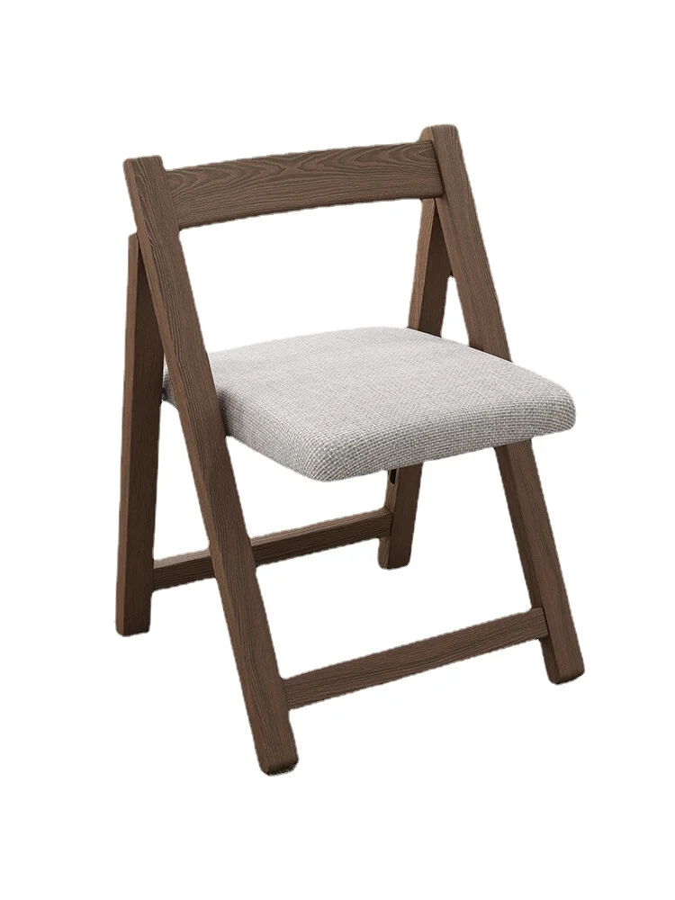 ZL Dining Chair Home Nordic Restaurant Solid Wood Chair Backrest Stool Leisure Creative Cosmetic Chair