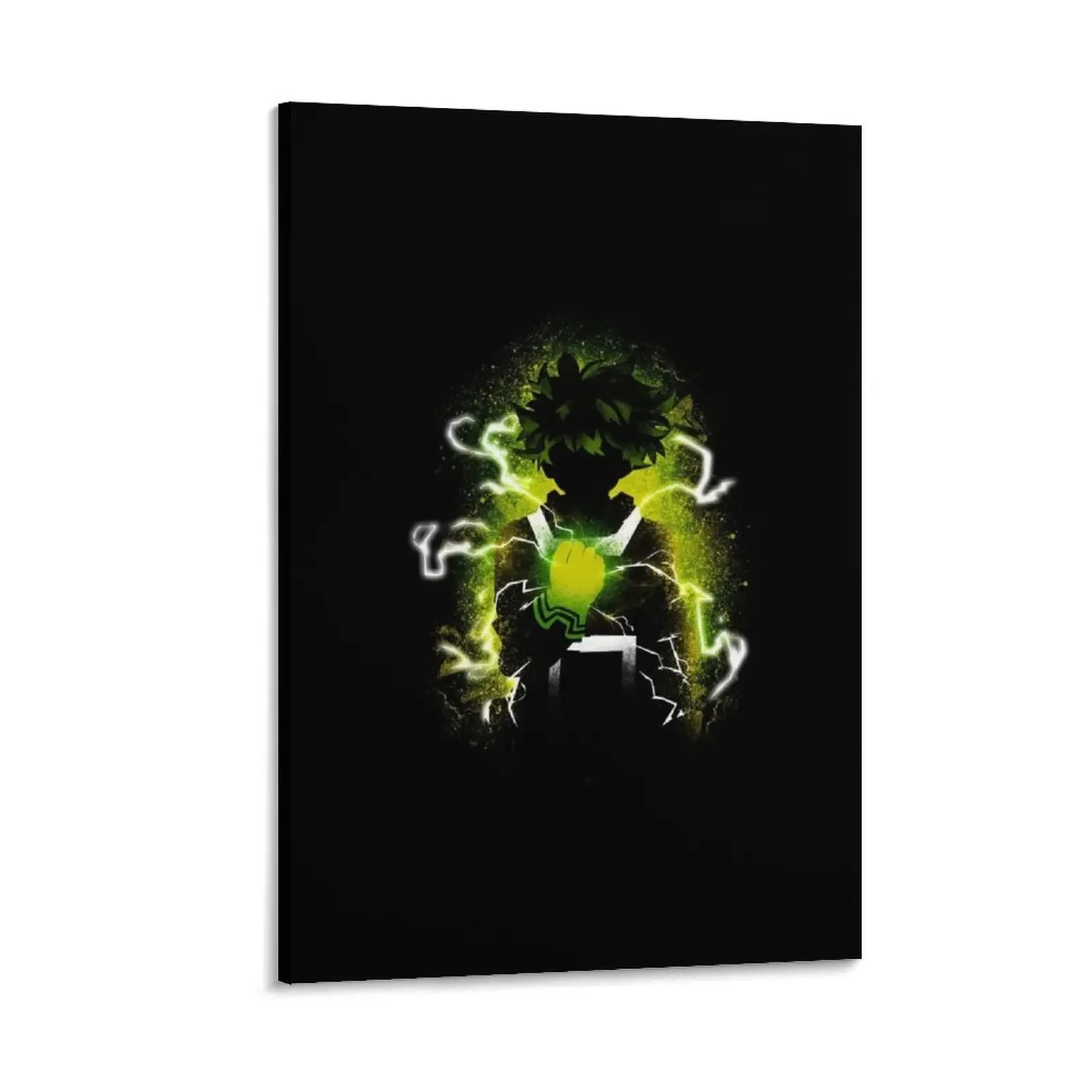 

Green-haired Hero Canvas Painting posters for room decorative picture for living room Wall decoration frame
