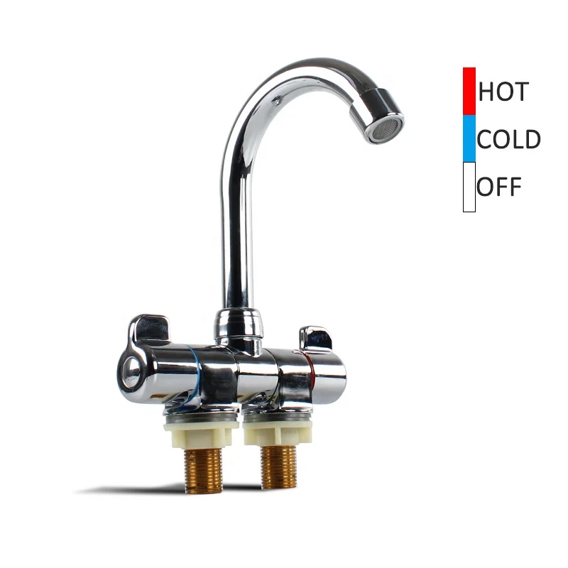 TYTXRV  Accessories 360 Degree Rotation Cold and Hot Water Caravan  Folding Faucet