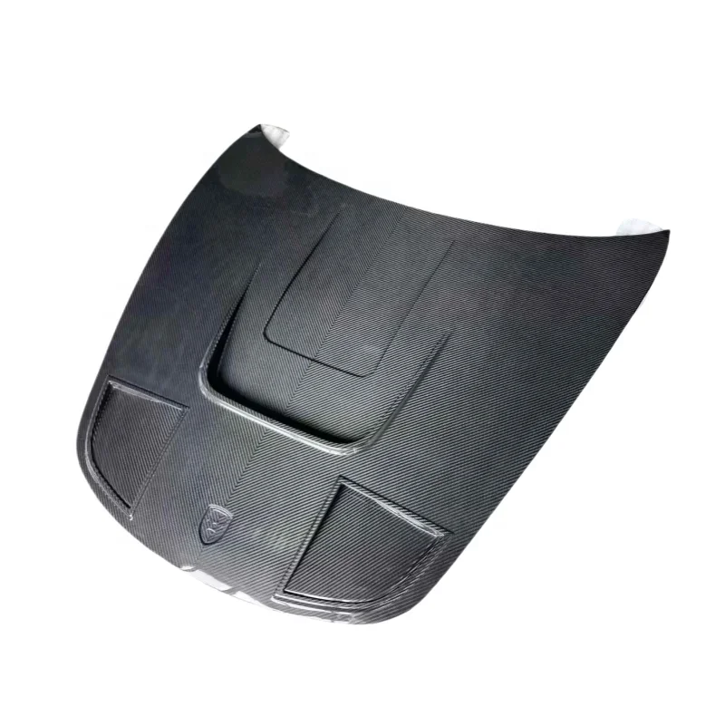 For Porsche 718 981 991 991.1 991.2 Upgrade Track Style Dry Carbon Fiber Hood Front Trunk Lid!