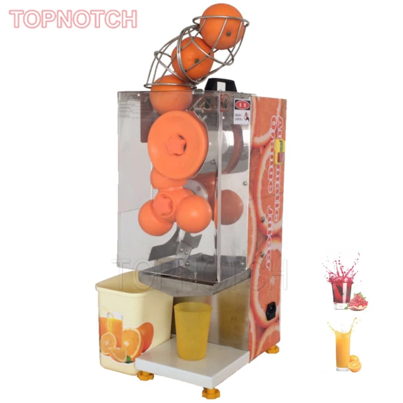 Commercial Juicer Electric Orange Squeezer Food Grade Material Pull Out Typed Filter Box Durable Press Machine For Stores