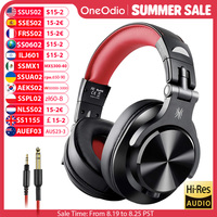 Oneodio A71 Wired Over Ear Headphone With Mic Studio DJ Headphones Professional Monitor Recording & Mixing Headset For Gaming