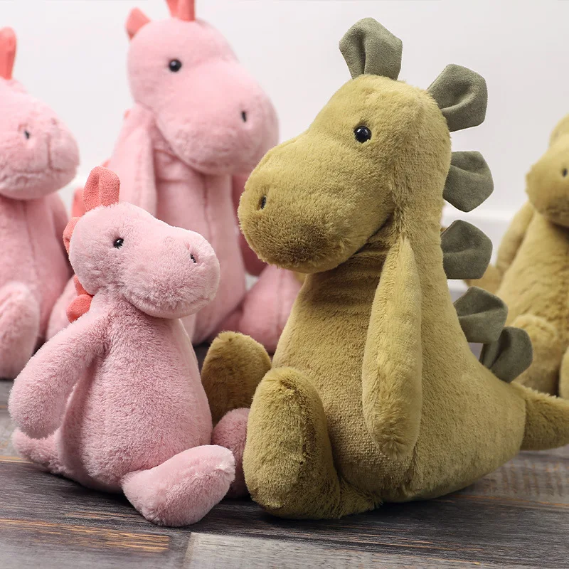 Bashful Dinosaur Plush Toys Cute Dino Stuffed Aninals Soft Toy Dinosaur Doll Pillow Gifts For Kids Girls Boy Birthday Room Decor